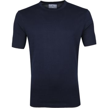 Vêtements Homme Graphic Two Petrol T-shirt Suitable Prestige T-shirt Tricoté Marine Bleu