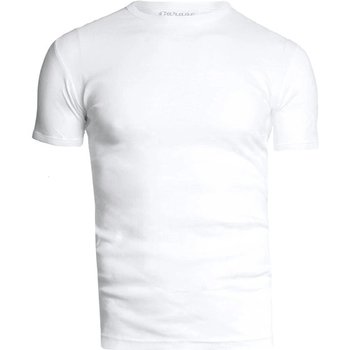Vêtements Homme T-shirts & Polos Garage Basique Blanc Col Rond Blanc