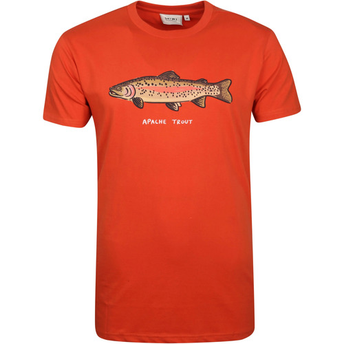 Vêtements Homme T-shirts & Polos Shiwi T-Shirt Imprimé Orange Orange
