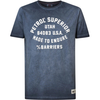 Vêtements Homme T-shirts & Polos Petrol Industries T-Shirt Gris Foncé Logo Gris