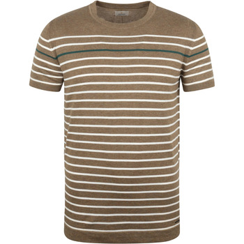 Vêtements Homme T-shirts & Polos Dstrezzed T-shirt Contrast Rayures Marron Marron