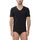 Vêtements Homme T-shirts & Polos Mey T-shirt Col-V Dry Coton Noir Noir