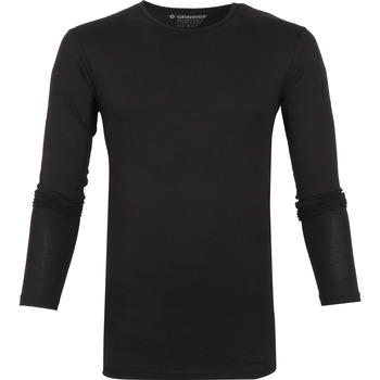 Vêtements Homme T-shirts & Polos Garage T-Shirt Simple Manches Longues Stretch Noir Noir