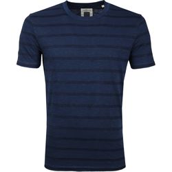 Vêtements Homme T-shirts & Polos Marc O'Polo T-shirt Logo Rayé Bleu Marine Bleu