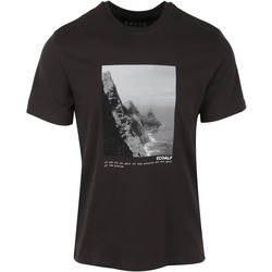 Vêtements Homme SOLDES JUSQUÀ -60 Ecoalf T-Shirt Etiquette Noir Noir