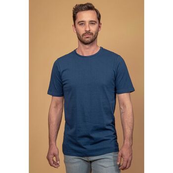 Suitable Respect T-shirt Jim Bleu Foncé Bleu