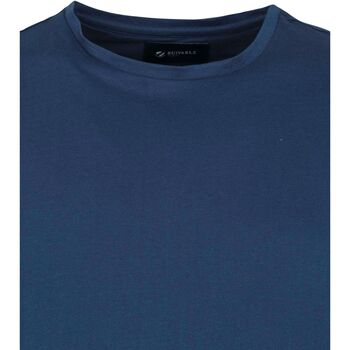 Suitable Respect T-shirt Jim Bleu Foncé Bleu