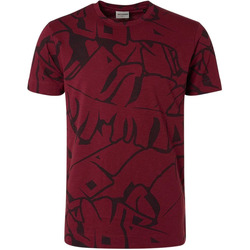 Vêtements Homme T-shirts & Polos No Excess T-Shirt Impression Rouge Rouge