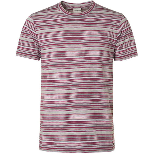 Vêtements Homme T-shirts & Polos No Excess T-Shirt Rayures Rouge Rouge