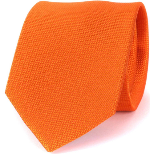 Vêtements Homme Cravates et accessoires Suitable Cravate En Soie Bleu Foncé Orange