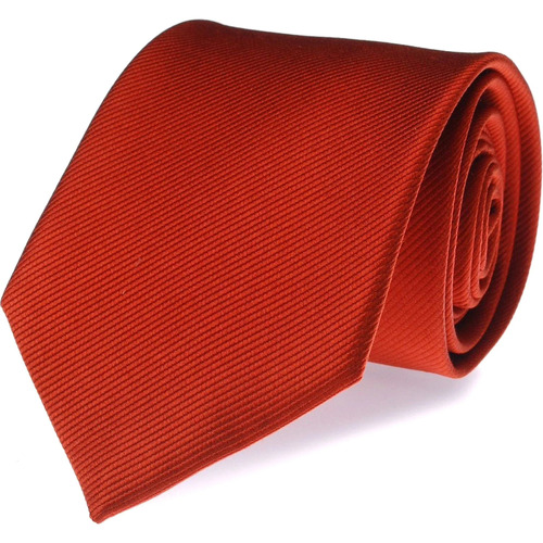 Vêtements Homme Marque à la une Suitable Cravate Soie Rouge Uni F34 Rouge