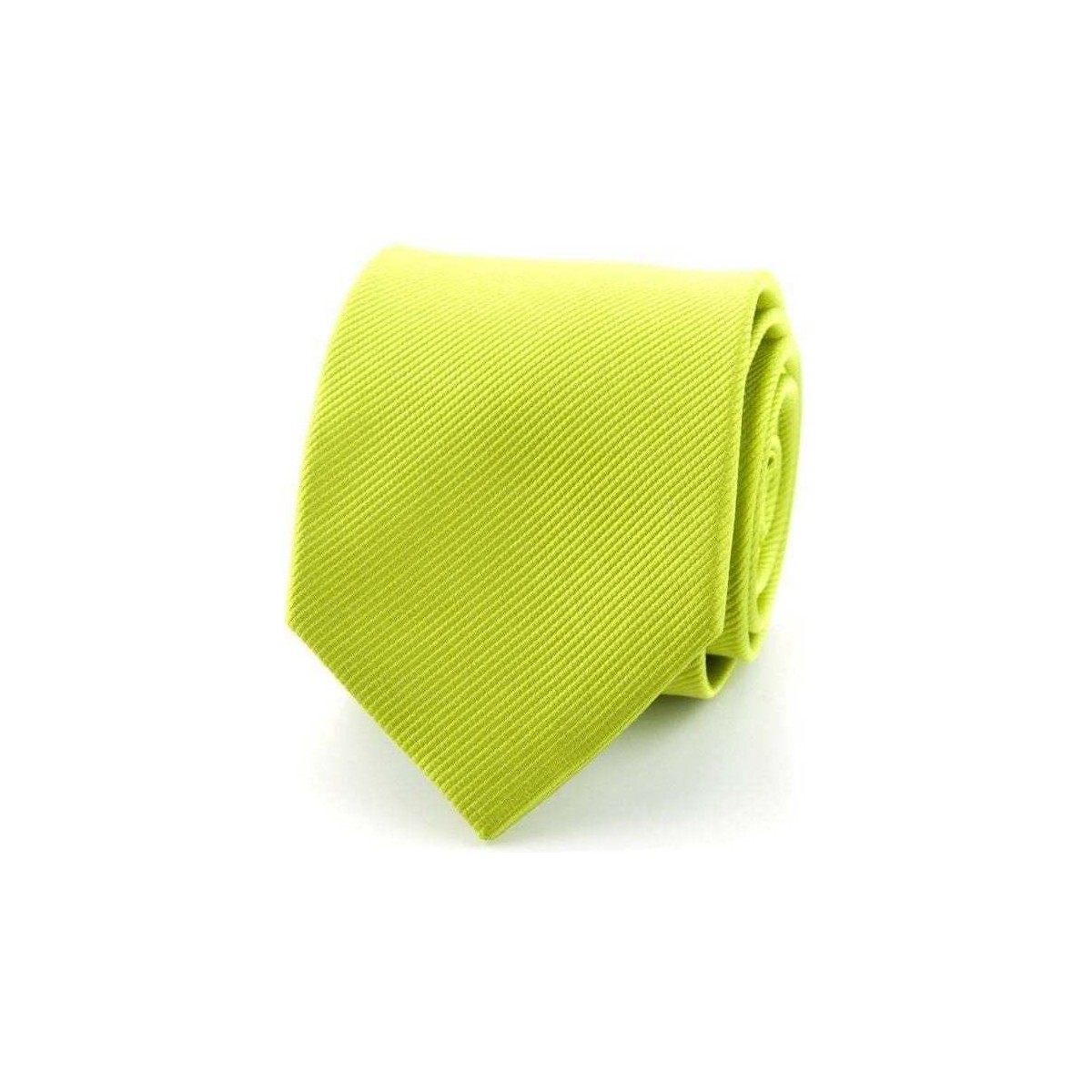 Vêtements Homme Cravates et accessoires Suitable Cravate Soie Vert Citron Uni F04 Vert