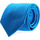 Vêtements Homme Sécurité du mot de passe Cravate Soie Bleu Océan Uni F32 Bleu