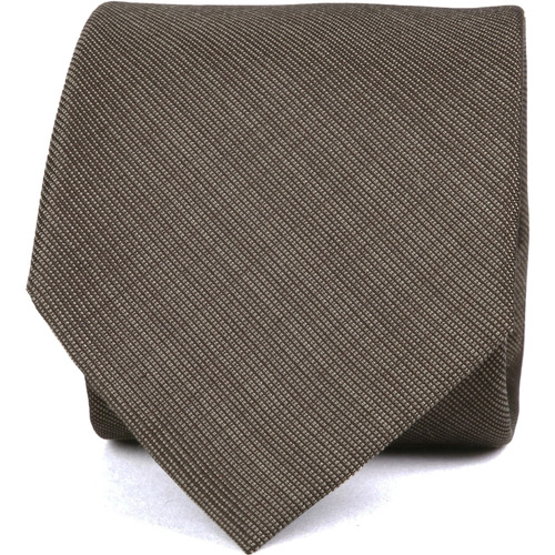 Vêtements Homme Décorations de noël Suitable Cravate en Soie Brun Foncé K82-1 Marron