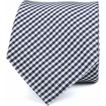 Vêtements Homme Cravates et accessoires Suitable Cravate Soie Motif Carreaux K82-3 Bleu