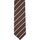 Vêtements Homme Cravates et accessoires Suitable Cravate Tricoté Rayures Marron Marron