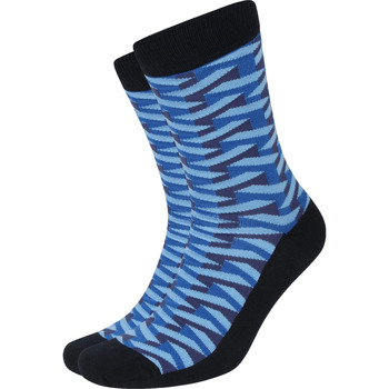 socquettes suitable  chaussettes motif 3d bleu foncé 