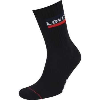 Levi's Chaussettes Sportives Lot de 2 Noir Anthracite Noir