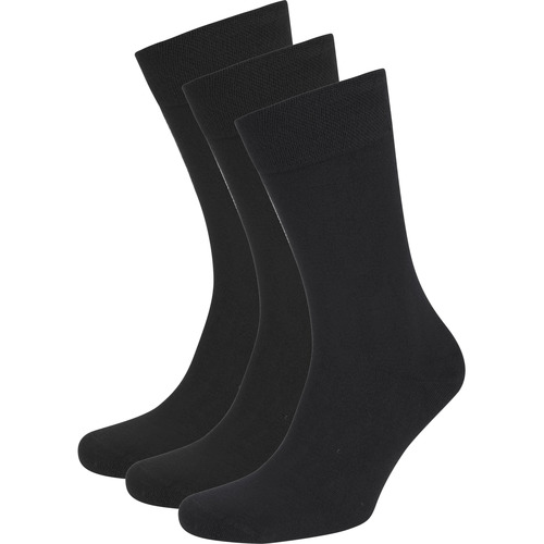 Sous-vêtements Homme Socquettes Suitable Chaussettes Lot de 3 Noir Noir