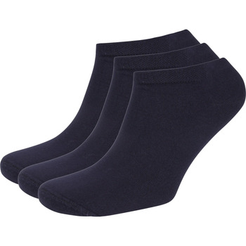 socquettes suitable  chaussettes courtes lot de 3 bleu foncé 