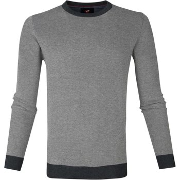 sweat-shirt suitable  pull thomas coton gris 