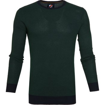 sweat-shirt suitable  cotton pull-over bince vert foncé 