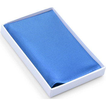 Suitable Pochette de Costume Soie Bleu Moyen F05 Bleu