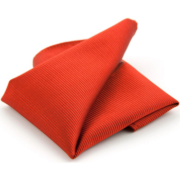 Vêtements Homme Cravate Soie Rouge A Carreaux Suitable Pochette de costume Soie Brique F14 Rouge