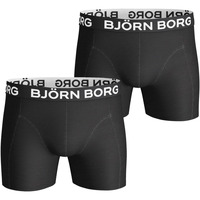 Sous-vêtements Homme Caleçons Björn Borg Boxers Lot de 2 Noir Solide Noir
