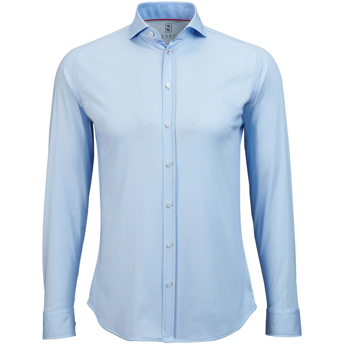 Vêtements Homme Chemises manches longues Desoto Chemise Oxford Sans Repassage Bleu Bleu
