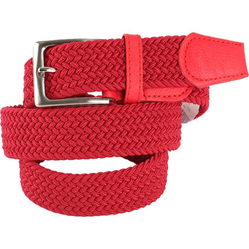 ceinture suitable  ceinture tissée rouge 