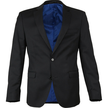 Vêtements Homme Vestes / Blazers Suitable Veste de Costume Piga Laine Noir Noir