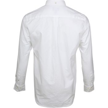 Gant Chemise Casual Oxford Blanc Blanc