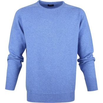 Vêtements Homme Sweats William Lockie Pull Agneline Bleu Bleu