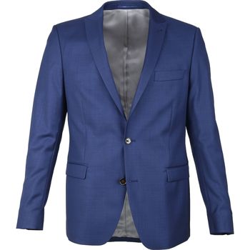 Vêtements Homme Vestes / Blazers Suitable Veste de Vanuatu Evans Laine Bleu Bleu