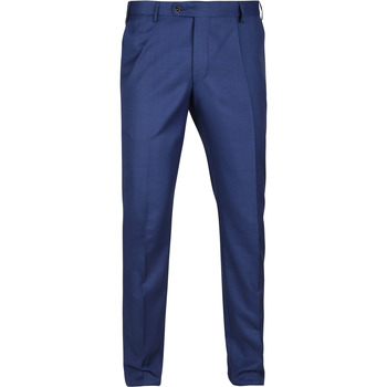 Vêtements Homme Pantalons Suitable Pantalon Evans Laine Mélangé Bleu Bleu