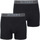 Sous-vêtements Homme Caleçons Suitable Boxer-shorts WITH Lot de 2 Bambou Noir Noir