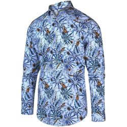 Vêtements Homme Chemises manches longues Blue Industry Chemise Bleu Tropical Multicolore