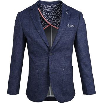 Vêtements Homme Vestes / Blazers Suitable Veste de costume Canavaral Design Bleu Marine Bleu