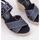 Chaussures Femme Espadrilles Tommy Hilfiger TOMMY WEBBING HIGH WEDGE SANDAL Marine