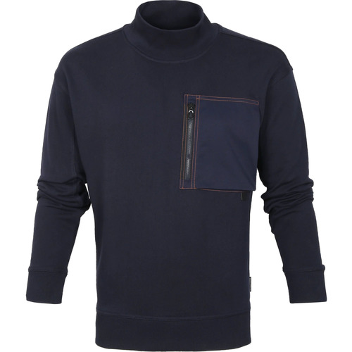 Vêtements Homme Sweats Scotch & Soda T-shirt Ultra S-Tech preto azul coral mulher Foncé Bleu