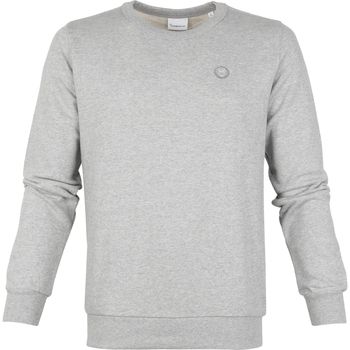 sweat-shirt knowledge cotton apparel  pull elm mélange gris 