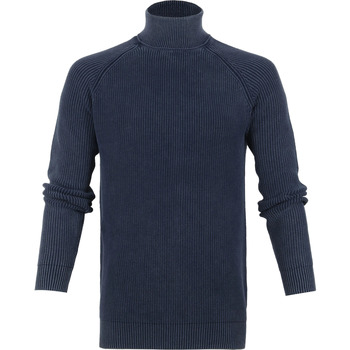 Vêtements Homme Sweats Suitable Pull Lunf Col Roulé Bleu Foncé Bleu