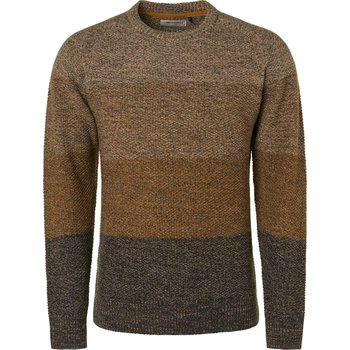 sweat-shirt no excess  pull maille marron 