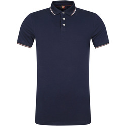 Vêtements Homme T-shirts & Polos Suitable Polo Jesse Bleu Foncé Bleu
