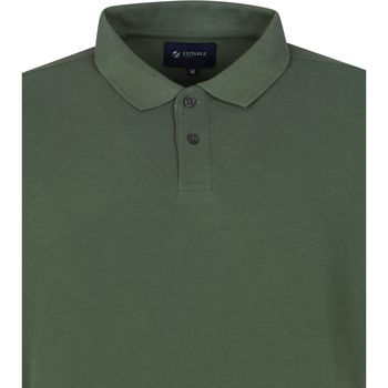 textured short-sleeve polo Virtuel shirt Bianco