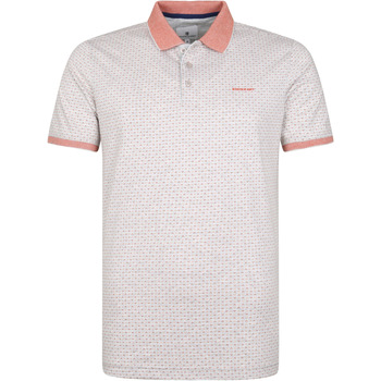 t-shirt state of art  polo impression gris rouge 