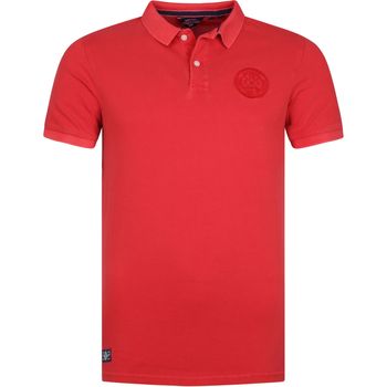 Vêtements Homme T-shirts graphic & Polos Superdry Polo Classique Piqué Logo Rouge Rouge
