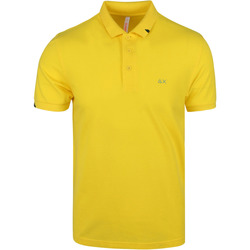 Vêtements Homme Polo Ralph Lauren T-Shirts für Jungen Sun68 Polo Jaune Vif Jaune