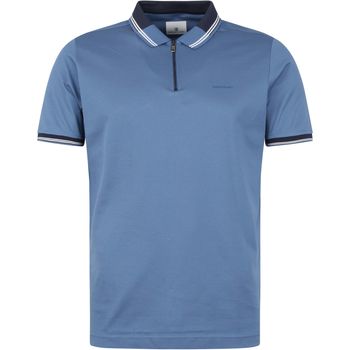 Vêtements Homme T-shirts & Polos State Of Art Polo Bleu Coton Bleu